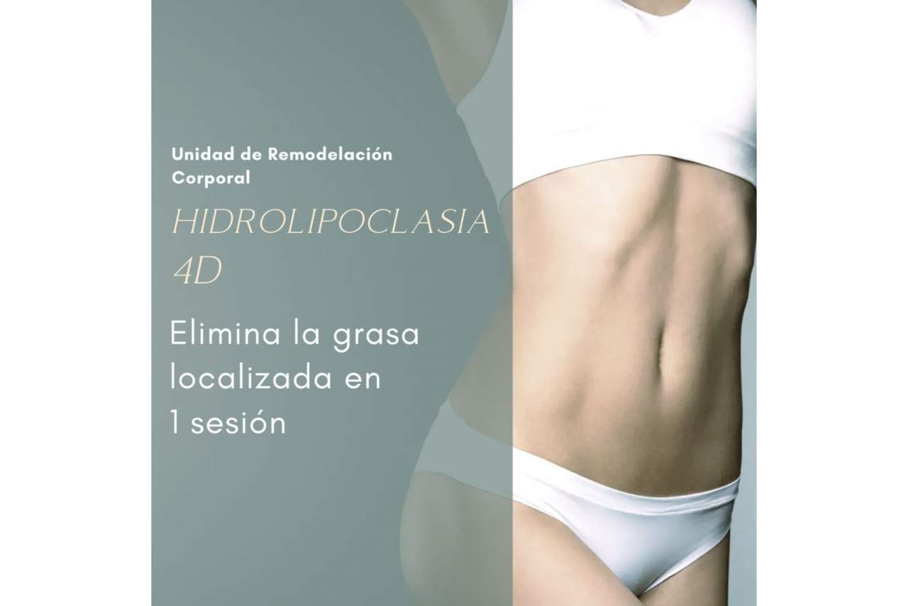 Hidrolipoclasia 4D antes y después: la Clínica Ciscar ofrece este tratamiento que permite eliminar grasa localizada