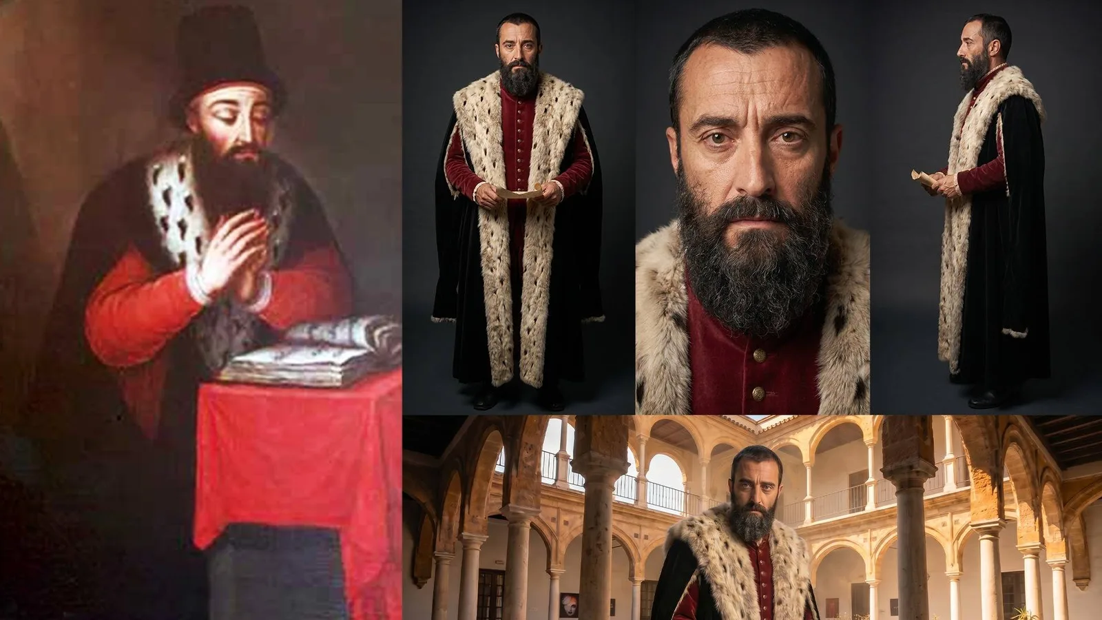 De un retablo del siglo XVII a un anuncio con IA; así ha revivido Osuna al fundador de su universidad